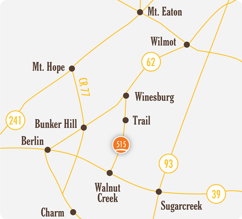 Timbercrest Camp and RV Park area map